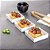 Pratos Mini de 2,5 Polegadas da Restaurantware, 10 Pratos Quadrados para Molho Seguros para Forno - Microondas Seguro, Sirva Aperitivos, Sobremesas ou Condimentos, Pratos de Porcelana Branca para - Imagem 4