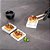 Pratos Mini de 2,5 Polegadas da Restaurantware, 10 Pratos Quadrados para Molho Seguros para Forno - Microondas Seguro, Sirva Aperitivos, Sobremesas ou Condimentos, Pratos de Porcelana Branca para - Imagem 5