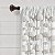 Cortina de janela de linho com pompons e franjas estilo Boho da Lush Decor (painel único), 52 de largura x 84 de comprimento, off-white. - Imagem 4