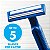 Lâmina de Barbear Descartável Gillette Sensor2 Fixed para Homens, 12 Unidades (Pacote com 3) - Imagem 3