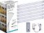 Kit de Iluminação Inteligente BLACK+DECKER Works with Alexa para Armário, LEDs Ajustáveis, (6) Barras de 9, Branco, Dispositivo Certificado para Humanos - Imagem 1