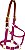 Weaver Leather Nylon Adjustable Breakaway Horse Halter, Average, Raspberry traduzido para o português brasileiro é: Weaver Leather Nylon Breakaway Halter Ajustável para Cavalos, Médio, Framboesa. - Imagem 1