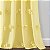 Painel de cortina de janela Lush Decor Riley - Detalhes de laço feitos à mão encantadores - Cortina única elegante para sala de estar, sala de jantar ou quarto - 54 L x 95 A, Amarelo - Imagem 4