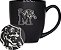 Caneca Bistrô Fosca de 15oz da Rico Industries NCAA  - Para Bebidas Quentes ou Frias - Logo da Equipe Gravado Para Sensação Única - Imagem 1