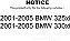 Kit de extremidade da haste de direção dianteira para BMW 325xi 330xi 2001-2005 KTR-103858 - Imagem 2
