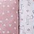 Lençóis de berço ajustados de 2 peças de algodão acetinado 100% Carter's Pink Giraffe & Hearts, rosa, branco - Imagem 5