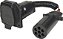 Soluções de Reboque Hopkins Hopkins 47425 Adaptador de 7 Pinos Redondo para 7 Lâminas de Conector Rv - Imagem 2