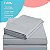 Conjunto de lençóis Comfort Spaces Coolmax que absorve umidade, macio, resistente a desbotamento, com elástico para colchões de até 16 polegadas - Lençóis de resfriamento para clima quente para su - Imagem 2