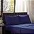 Lençóis Macios e com Proteção Antirrugas de Design Inteligente, com Bolso de 12, Modernos, para Todas as Estações, Confortáveis, Conjunto de Roupa de Cama em Microfibra Azul Marinho, com F - Imagem 1
