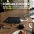Carregador portátil de telefone e laptop HALO Bolt 58830 mWh com partida de carro, tomada AC e carregador de carro, USB - grafite prateado (1267118) - Imagem 5