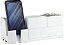 Organizador de mesa e estação de carregamento Bostitch Office Konnect, 2 portas USB e 2 tomadas, carrega telefones e tablets, bandeja de acessórios, design de 4 peças, branco. - Imagem 1