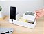 Organizador de mesa e estação de carregamento Bostitch Office Konnect, 2 portas USB e 2 tomadas, carrega telefones e tablets, bandeja de acessórios, design de 4 peças, branco. - Imagem 5