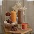Vela de pilar sem perfume Root Candles Beeswax Blend Timberline, 3 x 9 polegadas, Butterscotch - Imagem 4