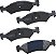 Conjunto de pastilhas de freio Bendix SBM170 Stop by Bendix - Imagem 1