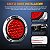 Luz de Freio Redonda para Reboque Nilight 4 2PCS 24 LED Vermelho em Aço Inoxidável Cromado à Prova d'Água para Caminhão Van Motorhome Barco Caminhão, Garantia de 2 Anos - Imagem 4