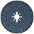 BOSCH FBX636 Pacote com 25 Discos de Fibra Abrasiva de Grão Grosso X-LOCK 6 pol. 36 Grit Compatível com Árvore de 7/8 pol. para Aplicações em Acabamento de Superf - Imagem 1