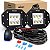 Barra de Luz LED Nilight 2 peças 18W Montagem Embutida Luzes Led de Inundação Fora de Estrada 12V 5Pin Interruptor Basculante Kit de Fiação de Barra de Luz LED, Garantia de 2 An - Imagem 1