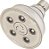Chuveiro ajustável de alta pressão Speakman S-3014-BN Caspian Anystream, níquel escovado - Imagem 1