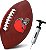 Futebol americano da equipe Franklin Sports NFL - Futebol americano juvenil de tamanho júnior para crianças - Logotipo oficial da equipe da NFL + Cores do time de futebol juvenil - Loja de fãs infantis da NFL - Imagem 1