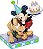 Enesco Disney Tradições por Jim Shore Pluto e Mickey Mouse Figurine de Bolo de Aniversário, 6.2 Polegadas, Multicolorido - Imagem 4