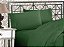 Elegante Conjunto de Lençóis de Cama de Luxo 1500 Premium de Microfibra com Bordado de Três Linhas, Resistentes a Rugas e Desbotamento, Tamanho Completo, Verde Caçador - Imagem 2