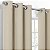 Cortinas de janela com ilhós Eclipse Pembroke 100% Blackout, Faux Linen, 160cm de comprimento x 107cm de largura, Cortinas Térmicas e Redutoras de Ruído para Sala de Estar, Quarto - Imagem 5