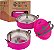 Tigelas de Viagem para Cachorro da Healthy Human | Tigelas Bento Go Pet em Aço Inoxidável | Tigelas de Comida para Cachorro Empilháveis | Tigelas de Água Portáteis à Prova de Vazamentos | Conjunto - Imagem 1