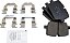 Conjunto de pastilhas de freio traseiras de cerâmica TRQ para BMW 330i Z4 Toyota GR Supra Base - Imagem 2