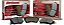 Conjunto de pastilhas de freio Raybestos MGD1628CH Reliant, 1 pacote - Imagem 1