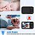 Monitor de bebê HelloBaby com câmera e áudio, monitor de bebê com tela colorida IPS de 3,2, pan-tilt-zoom totalmente remoto, visão noturna infravermelha, alcance de 1000 pés, comun - Imagem 4
