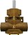 Bomba pedestal flexível acionada por polia para marinha Jabsco 777-9001 (62 GPM, impeller de neoprene, sede completa, vedação facial, portas de 1 NPT), bronze - Imagem 3