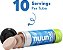 Comprimidos de Eletrólitos com Cafeína Nuun Sport para Hidratação Pró-ativa, Limão Fresco, 8 Pacotes (80 Porções) - Imagem 5