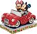 Enesco Disney Tradições por Jim Shore Minnie e Mickey Mouse em Figurino de Carro, 5,2 Polegadas, Multicolorido - Imagem 3