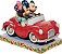 Enesco Disney Tradições por Jim Shore Minnie e Mickey Mouse em Figurino de Carro, 5,2 Polegadas, Multicolorido - Imagem 4