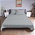 Conjunto de lençóis de luxo de mistura de algodão para cama de solteiro XL, light gray (cinza claro) - Imagem 2