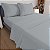 Conjunto de lençóis de luxo de mistura de algodão para cama de solteiro XL, light gray (cinza claro) - Imagem 3