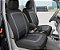 Capa de assento interior completa para carro, fácil instalação BDK S3CC sem laterais para airbag e descanso de braço, dianteiro e traseiro (Preto/Carvão) - Imagem 2