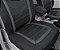 Capa de assento interior completa para carro, fácil instalação BDK S3CC sem laterais para airbag e descanso de braço, dianteiro e traseiro (Preto/Carvão) - Imagem 3