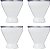 Copos de Coquetel Cambridge 11 Oz Pérola Branca, Conjunto de 4, 4 Unidades, Sem Cor - Imagem 1