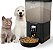 Alimentador Automático para Gatos Ciays, 5.6L, 4 Refeições por Dia, Dispensador de Comida Seca para Animais de Estimação, Alimentação Dupla e Gravador de Voz, Preto. - Imagem 1