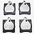 Conjunto de pastilhas de freio traseiro TRQ Posi Ceramic para Mercedes Benz C230 / C240 / C280 / C320 / C350 / CLK320 / CLK350 / CLK430 / Crossfire / E320 / E420 / E430 / SLK230 - Imagem 5