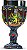 Enesco Wizarding World of Harry Potter Cálice Decorativo da Casa Grifinória, 1 Unidade (Pacote com 1), Multicolorido - Imagem 1