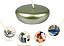 Vela Flutuante de 24 peças Zest Candle, 2,25 polegadas, Ouro Metálico. - Imagem 5