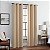 Cortinas com ilhós térmicas opacas ECLIPSE Andover Solid Tripleweave para quarto (2 painéis), 42 pol. x 84 pol., Bege - Imagem 1
