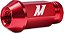 Porcas de segurança de alumínio da Mishimoto M12x1.5, conjunto de 20 peças, vermelho - Imagem 3