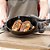 Frigideira de ferro fundido Met Lux de 7,75 polegadas, pré-temperada - Com alça, com bicos de despejo, frigideira de ferro fundido preta, para cozinha, para cozinhar dentro ou - Imagem 5
