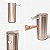 Dispensador de sabonete líquido sem contato recarregável por sensor de 9 oz. de aço inoxidável rosa dourado simplehuman - Imagem 2