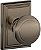 Coleção Addison Andover da Fechadura F10AND620ADD Knob de passagem, Pewter antigo - Imagem 1