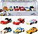 Carrinhos de Brinquedo Hot Wheels, Conjunto de 6 Personagens da Disney em Escala 1:64, Embalagem Especial Disney100, Para Crianças e Colecionadores - Imagem 1