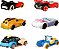 Carrinhos de Brinquedo Hot Wheels, Conjunto de 6 Personagens da Disney em Escala 1:64, Embalagem Especial Disney100, Para Crianças e Colecionadores - Imagem 5